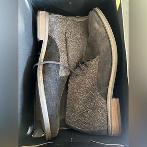 Alfani dress shoes/chukas 11.4 m black charcoal gray